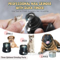 Pet durable USB recharge nail clipper grinder